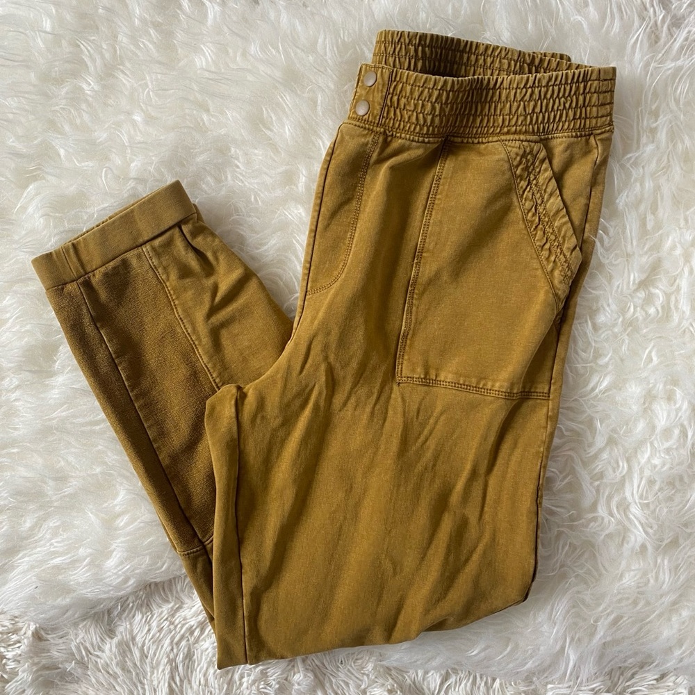 Anthropologie Saturday/Sunday Utility Jogger in Mustard